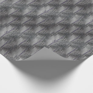 Abstraktes Baummuster Geschenkpapier