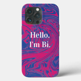 Abstraktes, benutzerdefinierbares Flag für Bisexua Case-Mate iPhone Hülle