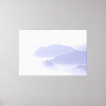 Abstraktes Berglandschaftsnatur Periwinkle Blau