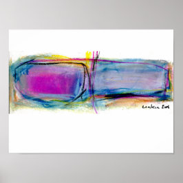 abstraktes Bild Poster