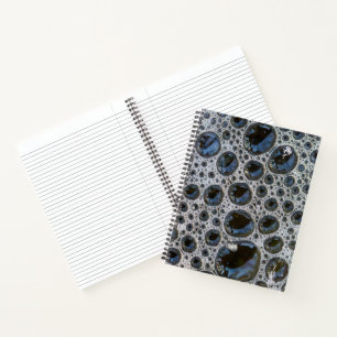 Abstraktes Blasenmuster Notizbuch