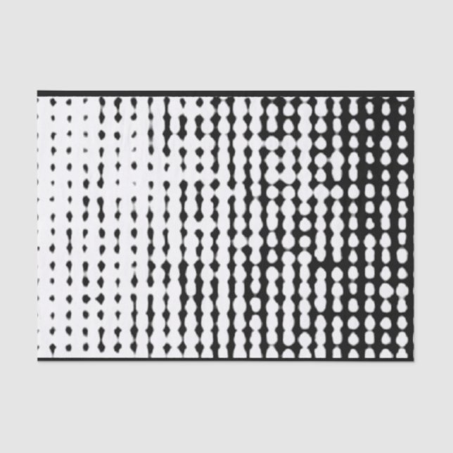 Abstraktes Blatt-Papiertaschentuch Seidenpapier (Vorderseite)