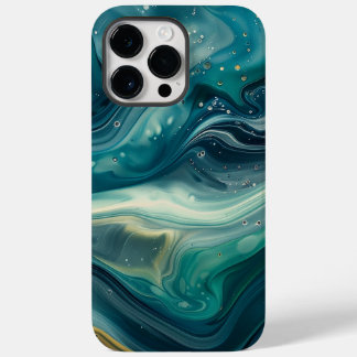 Abstraktes Blau und grünes Wasser Case-Mate iPhone 14 Pro Max Hülle