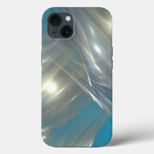 abstraktes Blau- und Silbergehäuse für Samsung Gal Case-Mate iPhone Hülle