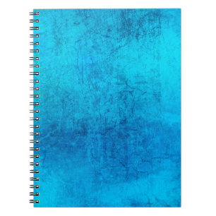 Abstraktes blaues einfarbiges Design Notizblock