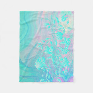 Abstraktes blaues Fleece-Decke Fleecedecke