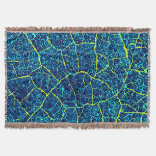 Abstraktes blaues/gelbes Muster Decke