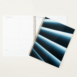 Abstraktes blaues Muster Planer