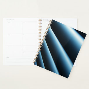 Abstraktes blaues Muster Planer