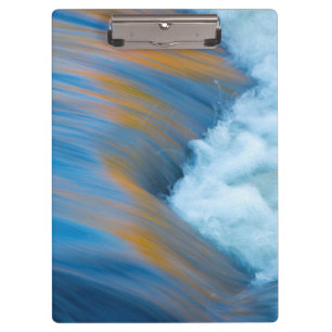 Abstraktes blaues Wasser, Kanada Klemmbrett