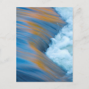 Abstraktes blaues Wasser, Kanada Postkarte