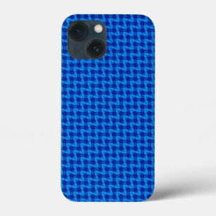 Abstraktes blaues Wellenmuster Case-Mate iPhone Hülle