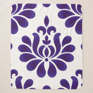 Abstraktes Blumen-Dekor-Ornament-Hintergrund Damas Sherpadecke