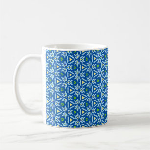 Abstraktes Blumendesign Kaffeetasse