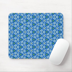 Abstraktes Blumendesign Mousepad