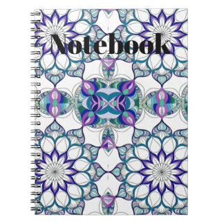 Abstraktes Blumendesign Notizblock