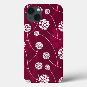 Abstraktes Blumenmuster Case-Mate iPhone Hülle