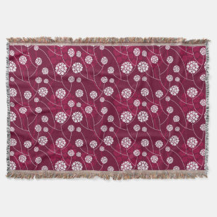 Abstraktes Blumenmuster Decke