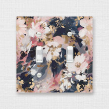 Abstraktes Blumenmuster der rosa Navy