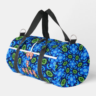 Abstraktes Blumenmuster Duffle Bag