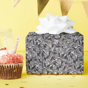 Abstraktes Blumenmuster Geschenkpapier