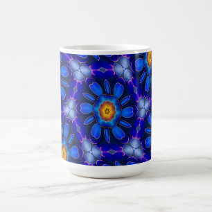Abstraktes Blumenmuster Kaffeetasse