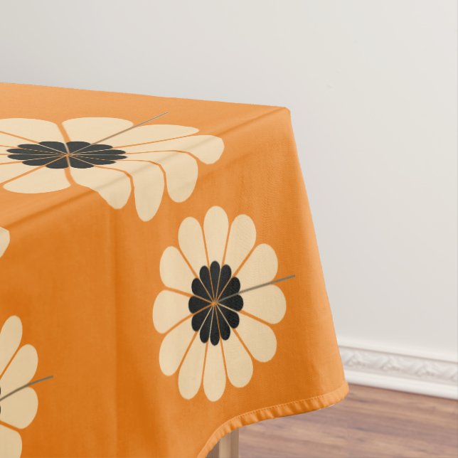 Abstraktes Blumenmuster Tischdecke (Beispiel)