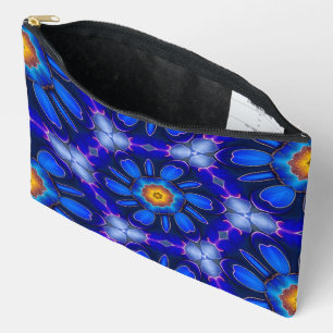 Abstraktes Blumenmuster Zubehörtasche