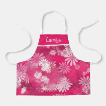 Abstraktes Blumenrosa und weiße, personalisierte M