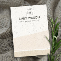 ABSTRAKTES BLUSH KERAMIK WAVES EARRING DISPLAY LOG