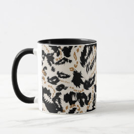 Abstraktes Bohemian-Afrika-Leopard-Muster  Tasse