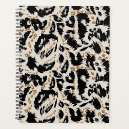 Abstraktes Bohemian-Afrika-Leopardenmuster  Planer