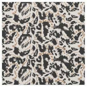 Abstraktes Bohemian-Afrika-Leopardenmuster  Stoff