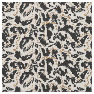 Abstraktes Bohemian-Afrika-Leopardenmuster  Stoff