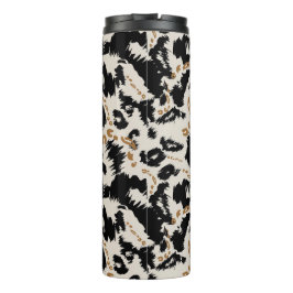 Abstraktes Bohemian-Afrika-Leopardenmuster  Thermosbecher