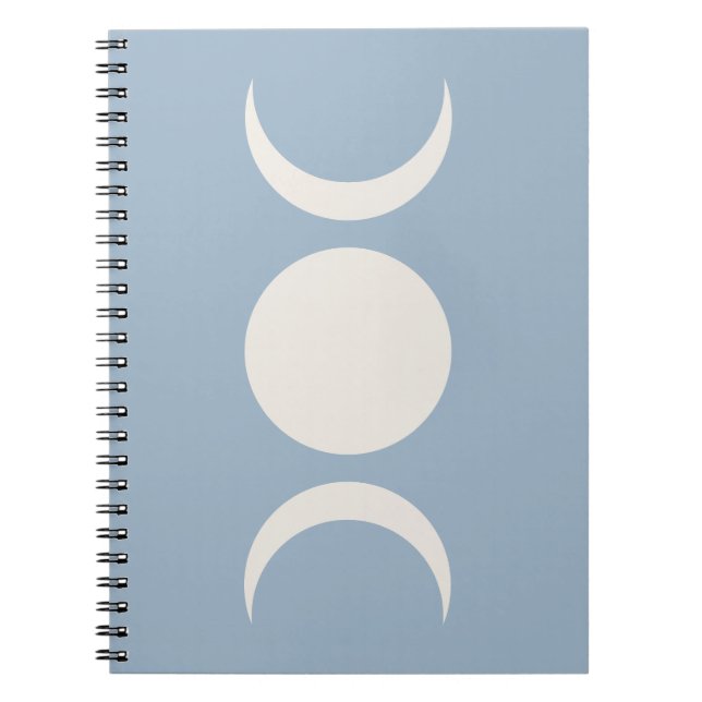 Abstraktes Boho-Mondmuster  Notizblock (Vorderseite)