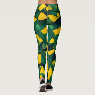 Abstraktes brasilianisches Muster Leggings