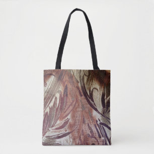 Abstraktes braunes Blumendesign 2