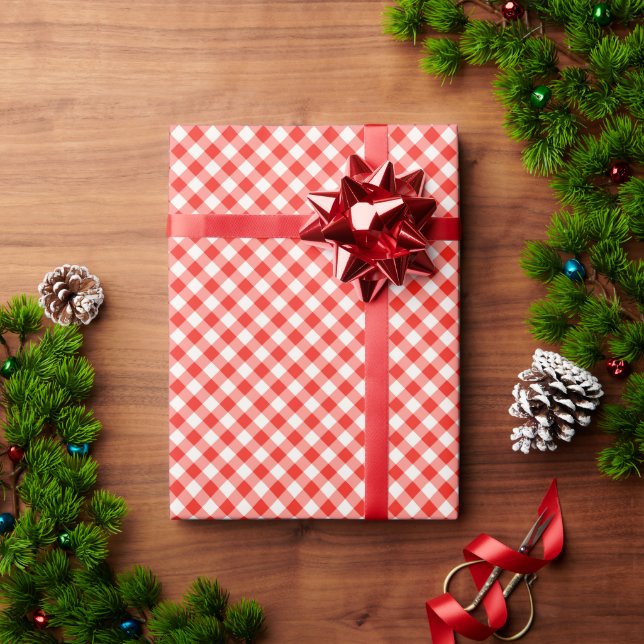 Abstraktes Büffelpapier Geschenkpapier (Feiertagsgeschenk)