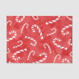 Abstraktes Candy Cane Muster Seidenpapier