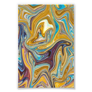 Abstraktes Chaos-Gemälde   Beste abstrakte Kunst Fotodruck
