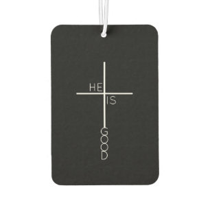 Abstraktes Christliches Kreuz Autolufterfrischer