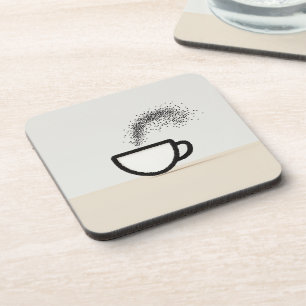Abstraktes Coffee-Cup-Design Getränkeuntersetzer