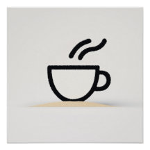 Abstraktes Coffee-Cup-Design