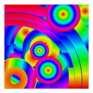 Abstraktes Comet Poster