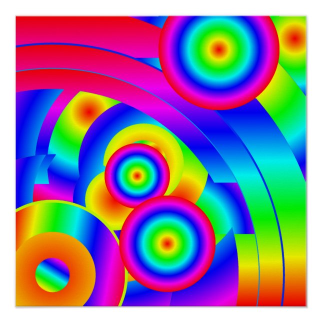 Abstraktes Comet Poster (Vorderseite)