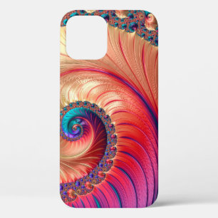Abstraktes computergeneriertes Fraktaldesign. Ein Case-Mate iPhone Hülle
