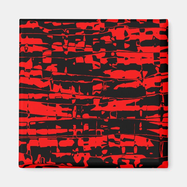 Abstraktes Crackle Magnet (Vorne)