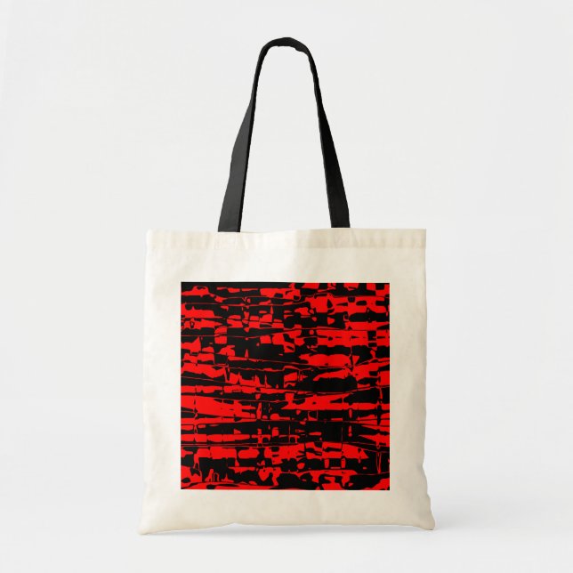 Abstraktes Crackle Tragetasche (Vorne)