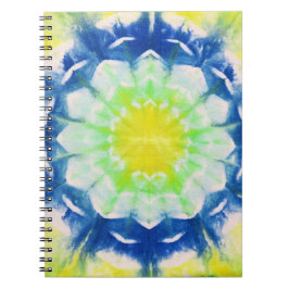 Abstraktes Daisy-Tile-Notebook Notizblock